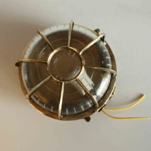 Brass Ships Round Cage Bulkhead Light