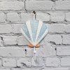 Nautical Seashell Wall Hook – Wooden Coastal Hanging Decor
