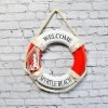 Handcrafted Nautical Lifebuoy Wall Hanging Decor