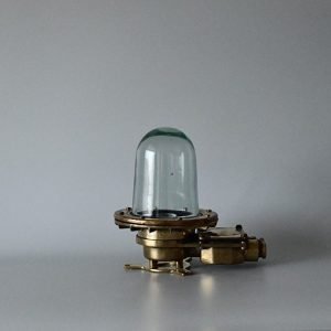 - rN original brass engine room light hMS vengeance small 0334 Genuine HMS Vengeance Brass Engine Room Light – Royal Navy Bulkhead Salvage