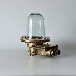 - rN original brass engine room light hMS vengeance small 0339 Genuine HMS Vengeance Brass Engine Room Light – Royal Navy Bulkhead Salvage