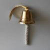 Nautical Brass Ship Bell with Rope