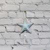 Nautical Starfish Wall Hook – Wooden Coastal Hanging Decor
