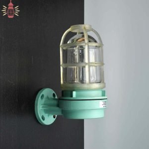 Authentic Vintage Fibreglass 90 Degree Nautical Passage Light