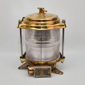 Authentic Vintage Brass Navigation Lamp – Nautical Port/Starboard Lantern