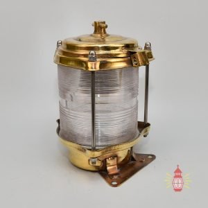 Authentic Vintage Brass Navigation Lamp – Nautical Port/Starboard Lantern
