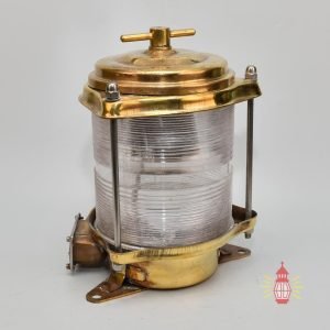 Authentic Vintage Brass Navigation Lamp – Nautical Port/Starboard Lantern