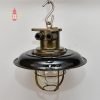 - SL 11012 Authentic Vintage Iron Pendant Light – Large Nautical Hanging Salvage
