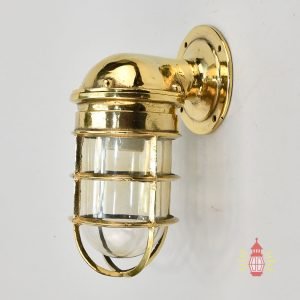 - DSC 8123 SL 10749 USA Marine Brass lamp - Wall mount light