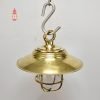 - DSC 8249 SL 10746 Vintage Brass Hanging Ship Lamp with Round Shade