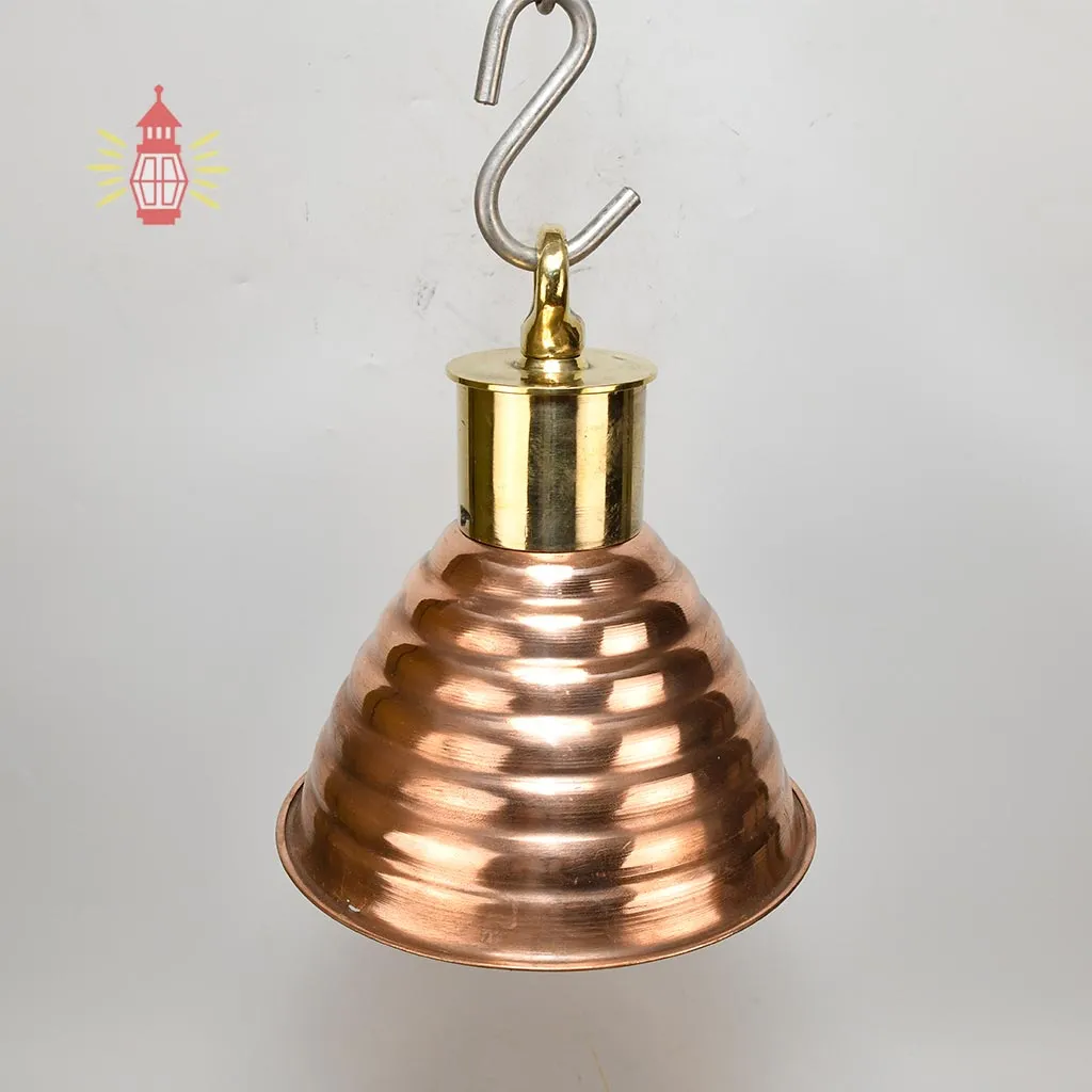 - DSC 8255 SL 10757 Vintage Ribbed Copper Deck Pendant Light