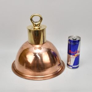 Vintage Copper Deck Pendant Light Nautical Style