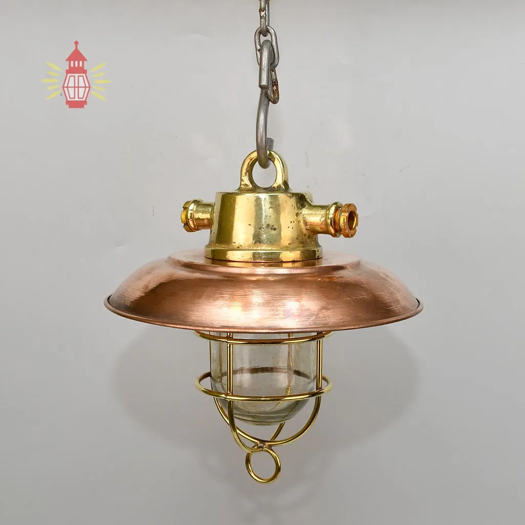 - DSC 8324 SL 10766 Nautical Brass Copper Hanging Lantern