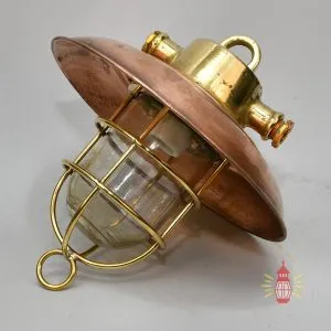 - DSC 8328 SL 10766 Nautical Brass Copper Hanging Lantern