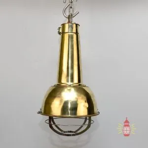 Authentic Brass Cargo Hanging Deck Spot Light