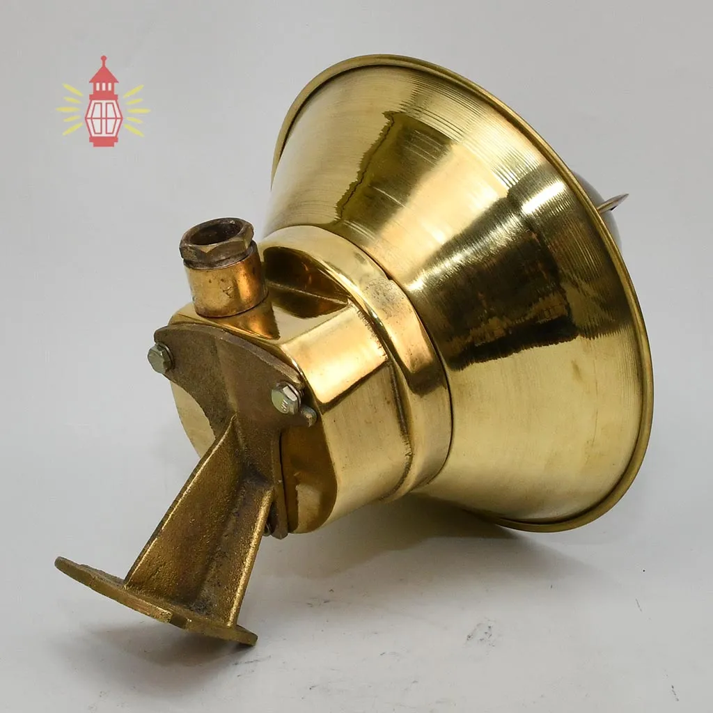 - DSC 8360 SL 10744 Antique Nautical Brass Wall Lamp 45 Degree