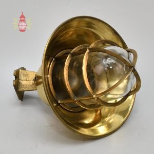 - DSC 8363 SL 10744 Antique Nautical Brass Wall Lamp 45 Degree