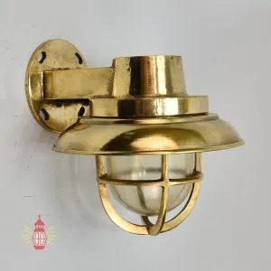 - DSC 8446 SL 10769 Handcrafted Brass 90 Degree Wall Light with Cap