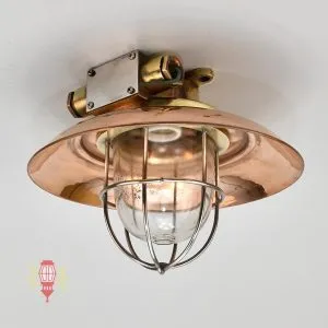 - SL 11752 1 Authentic Vintage German Caven Brass Ceiling Light
