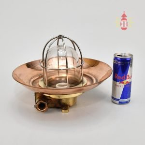 - SL 11752 6 Authentic Vintage German Caven Brass Ceiling Light