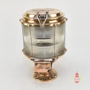 Authentic Vintage Brass Bulkhead Light – Polished Nautical Wall Lamp