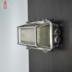 Authentic Vintage Aluminium Nautical Dome Wall Light