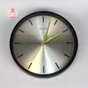 Authentic Vintage Seiko Black Nautical Ship Clock