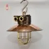 - SL 11773 Authentic Vintage Iron Brass Caged Light with Copper Shade – Nautical Salvage