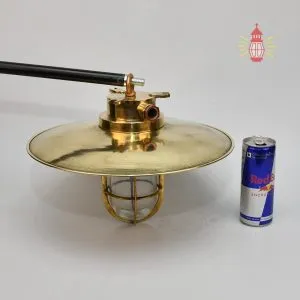 - SL 11774 4 Authentic Vintage Polished Brass Cargo Pendant Light