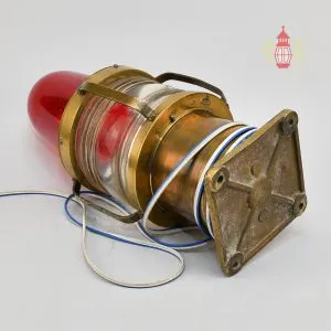 - SL 11815 2 Authentic Vintage Brass Red Port Navigation Light