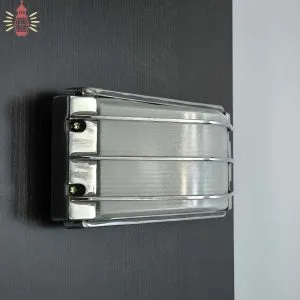 - SL 11852 Authentic Vintage Polished Aluminium Nautical Wall Light
