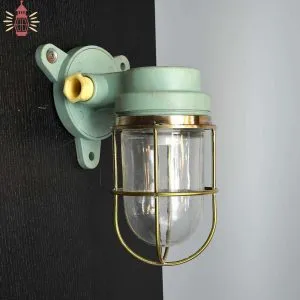 Ban security Fiber lamp with brass cage