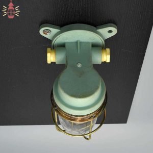 Ban security Fiber lamp with brass cage