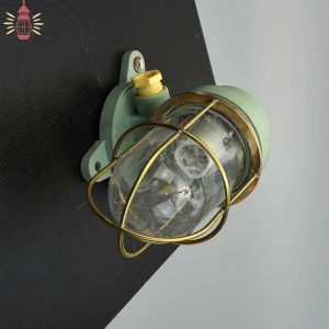Ban security Fiber lamp with brass cage