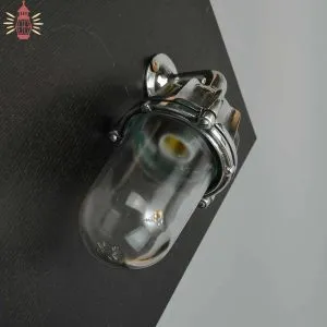 - SL 11860 1 Authentic Vintage Polished Aluminium Nautical Passage Light