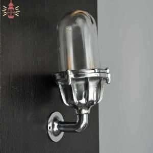 - SL 11860 2 Authentic Vintage Polished Aluminium Nautical Passage Light