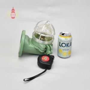 Authentic Vintage Fibre Bulkhead Light – Small Nautical Wall Salvage