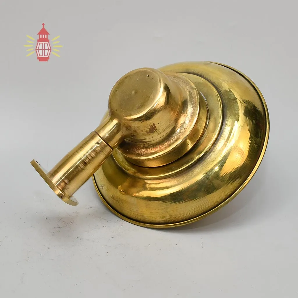 - DSC 8416 Authentic Vintage 1950s German Wiska Brass Shade Light