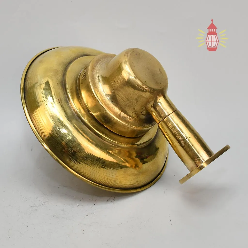 - DSC 8417 Authentic Vintage 1950s German Wiska Brass Shade Light