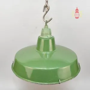 - SL 12282 2 Authentic Vintage Green Cargo Pendant Light