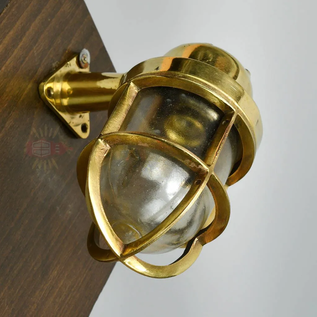 - DSC 1841 rotated Vintage Wiska 90 Degree Brass Bulkhead Light