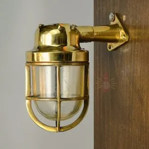 - DSC 1844 Vintage Wiska 90 Degree Brass Bulkhead Light