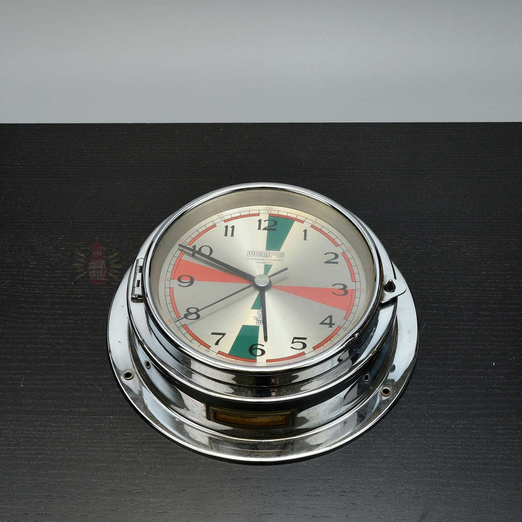 - SC 11025 3 Authentic Vintage Nautical Radio Room Clock – Maritime Salvage Timepiece
