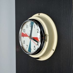 Authentic Vintage Citizen Nautical Radio Clock with Colourful Dial
