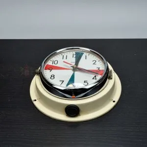 - SC 11768 2 Authentic Vintage Citizen Nautical Radio Clock with Colourful Dial