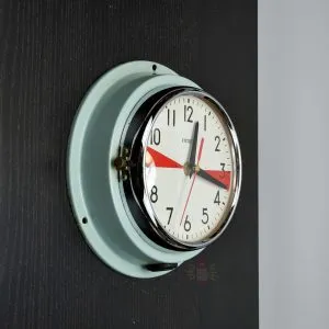 Authentic Vintage Citizen Radio Room Clock with Red Dial – Nautical Salvage