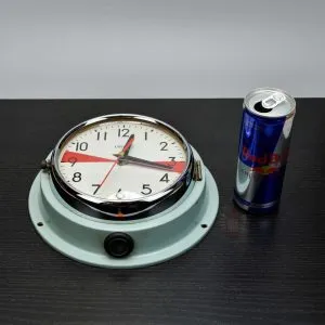 - SC 11769 1 Authentic Vintage Citizen Radio Room Clock with Red Dial – Nautical Salvage