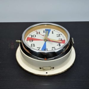 - SC 11775 2 Authentic Vintage Hanil Nautical Radio Clock with Colourful Dial