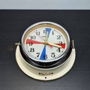- SC 11775 4 Authentic Vintage Hanil Nautical Radio Clock with Colourful Dial