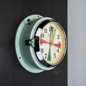 Authentic Vintage Seiko Marine Radio Room Clock with Colour Dial – Nautical Salvage